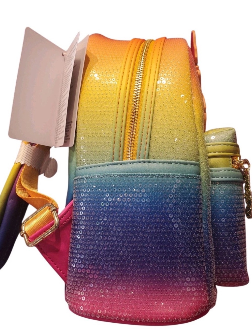 Dolly Parton Loungefly Backpack Bag Butterfly Rainbow Dollywood Exclusive NTW - Picture 4 of 4